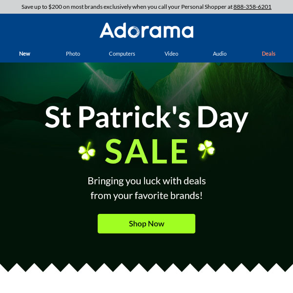 Happy St. Patrick's Day! Save Some Green With BIG DEALS Now