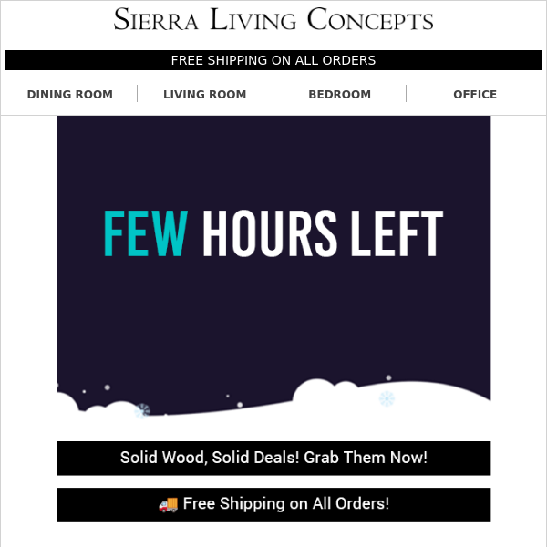 ⏱️Final Call : SIERRA BLOWOUT SALE is about to end! - Sierra Living Concepts