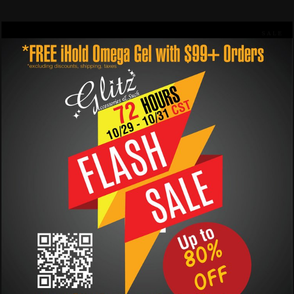 Last Day to get FREE iHold Omega Gel with $99+ Orders!