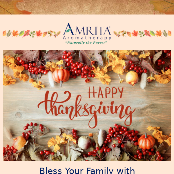 Happy Thanksgiving! From Amrita