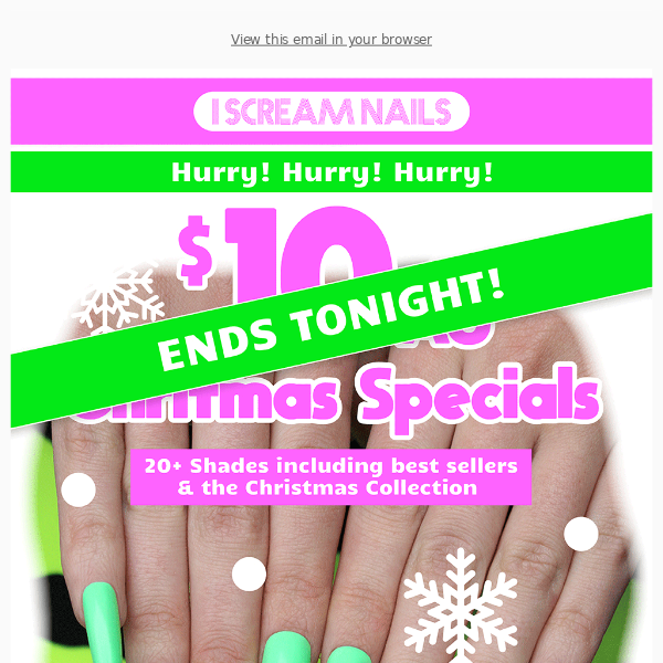 😭Final chance to get your $10 polishes! ENDS 2NITE✨