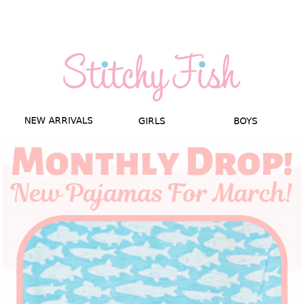 Monthly Drop Of New Pajama Styles! 💤
