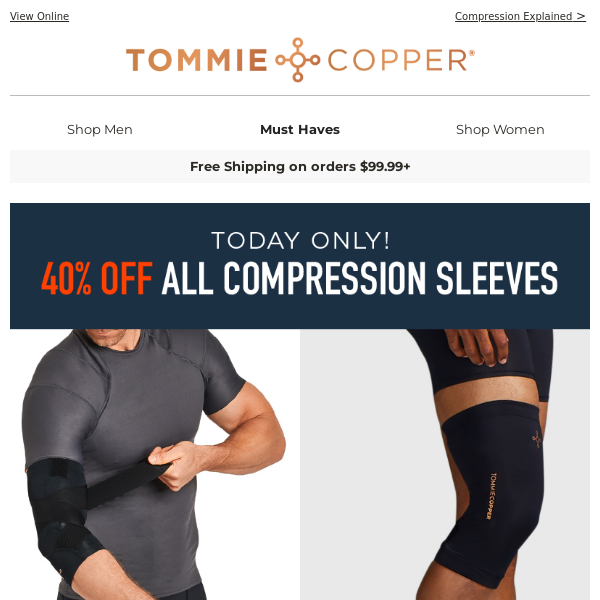 40% OFF All Compression Sleeves