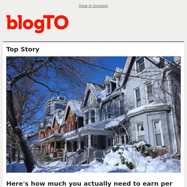 The latest from blogTO