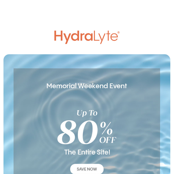 Memorial Weekend Savings Event