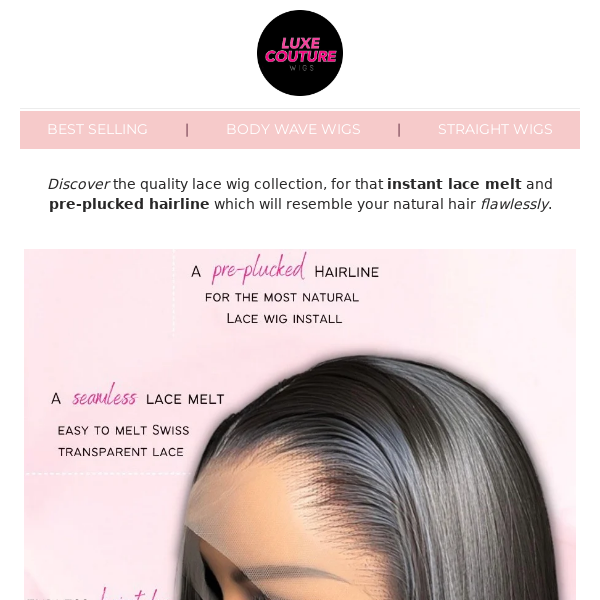 Throw on and go! 👌 The perfect lace front wig..
