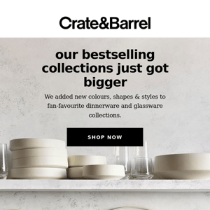 Starting at $8.95 | New + bestselling tabletop collections