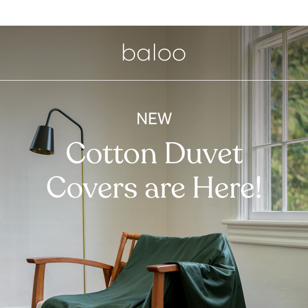 You asked for it - Cotton Duvet Covers!