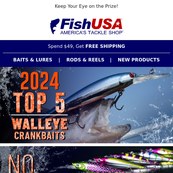 Top 5 Must Have Walleye Crankbaits for 2024!