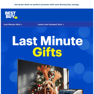 Don't miss out! Great deals on tech gifts inside.