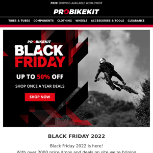 Black Friday 2022 is here! 🖤