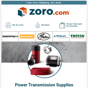 Shop for Power Transmission Supplies Today! 🎉