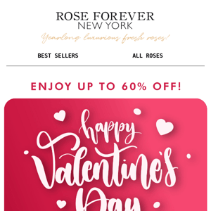 Pre-Valentine's Day Sale 🌹