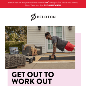 Spring toward your goals with Peloton