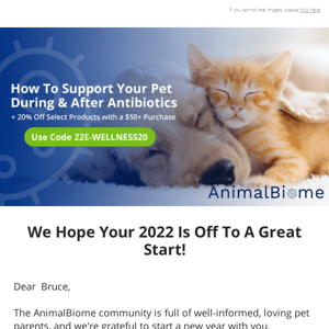 The Antibiotic Effect on your 🐱or 🐶 + 20% OFF Select Products