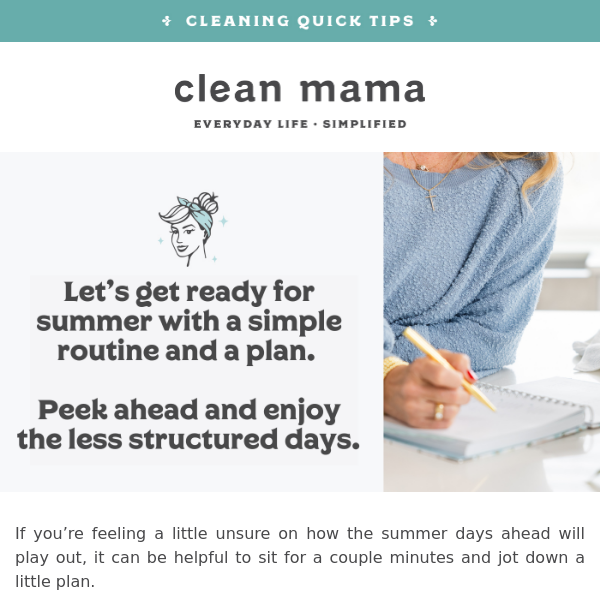 How to Fit a Cleaning Routine into a Full Life - Clean Mama