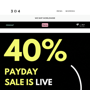 🤑 40% PAYDAY WHOPPER is here