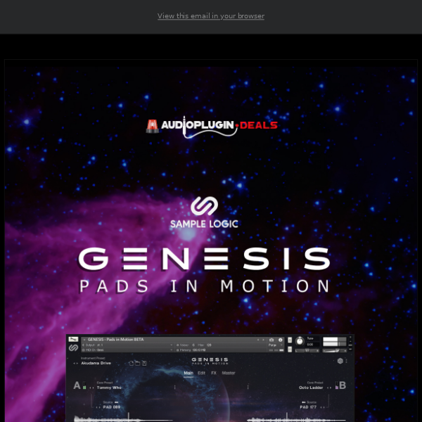 🔥 OUT NOW: Genesis Pads in Motion by Sample Logic - 20% Off!