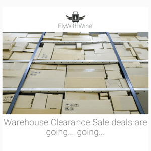 Shop our Warehouse Clearance Sale before it ends!