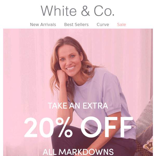 📣 Extra 20% off SALE