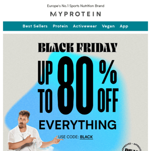 Black Friday sale is here: up to 80% off EVERYTHING
