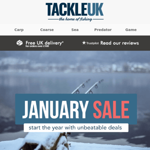 Shop The January Sale 🎣