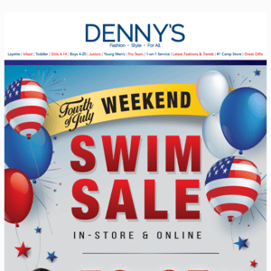 Our Fourth Of July Weekend Swim Sale Is ON!