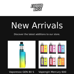 NEW PRODCUTS IN STOCK NOW!!