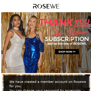Thanks for subscribing Rosewe.com Newsfeed!