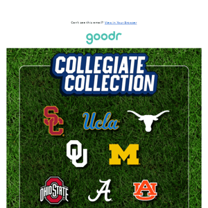 Show Your Pride! NEW Collegiate Collection