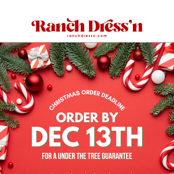 Our Christmas Order Deadline 🎄💚❤️