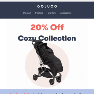 Get Cozy with 20% Off