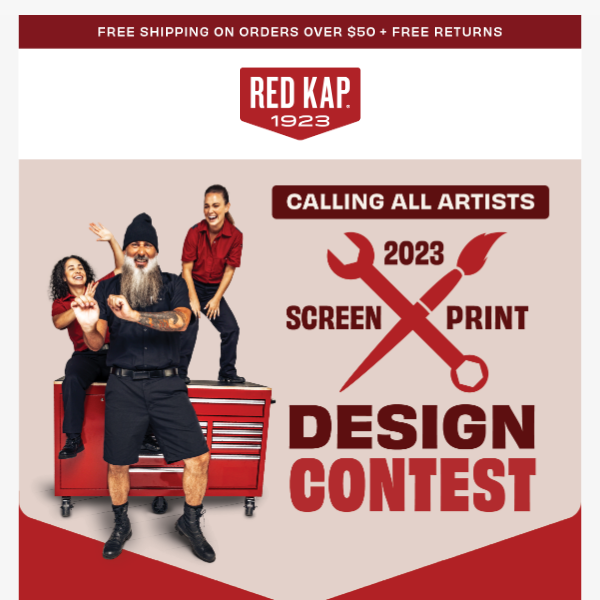 Hey Y'ALL. Enter the Red Kap Screen Print Contest!