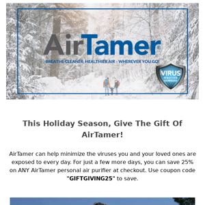 Give The Gift Of Cleaner Air! 🎁