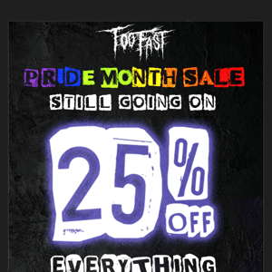 Pride Month Sale Still Going On