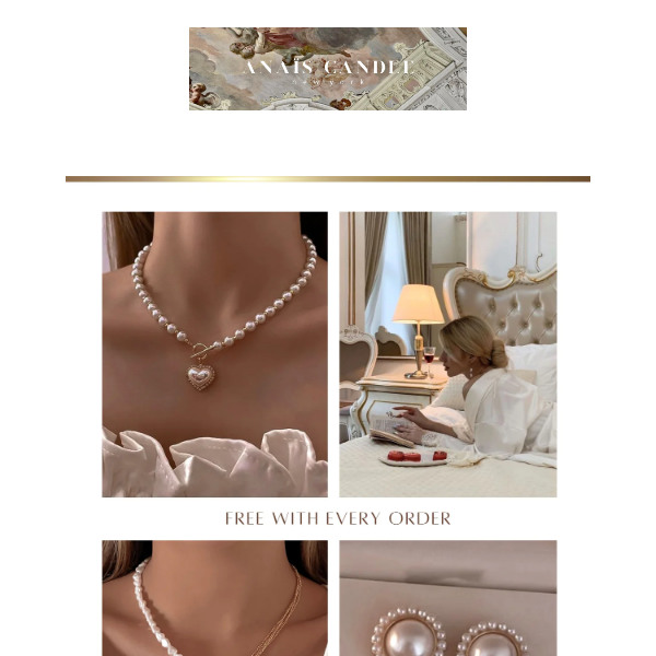 Elegant Pearl Necklace For FREE! ✨