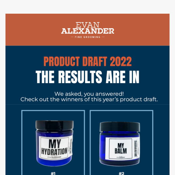 The product draft results are here!