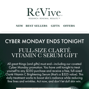 Cyber Monday (and this radiant gift) ends tonight...