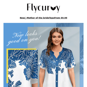FlyCurvy, tops new arrived, down to 12.99 😍