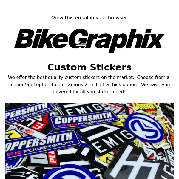 Custom Stickers - Next Day Proofs