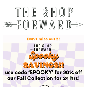 👻Spooky Savings -get 20% off Fall Collection today!!