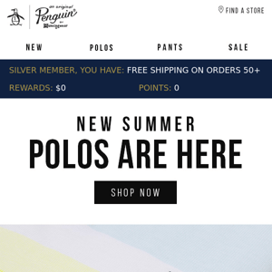 Summer Calls for New Polos