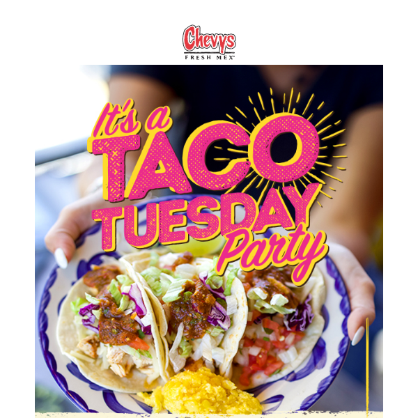 Tuesdays = $3 Tacos 🌮