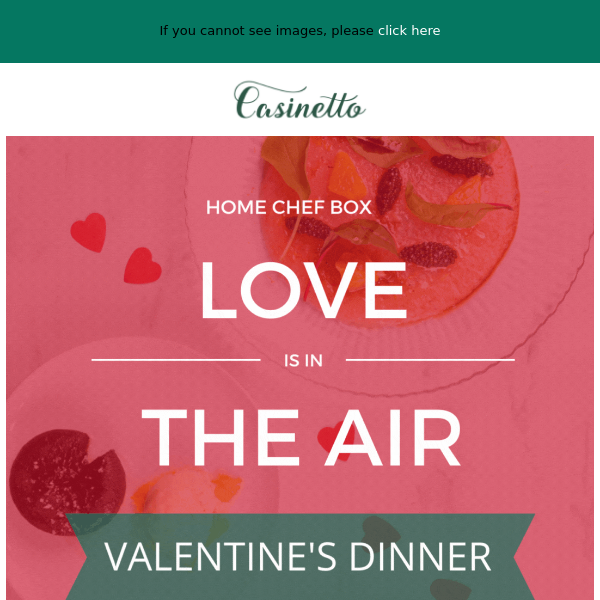NEW Casinetto Home Chef Box ❤️ Become a chef this Valentine's Day