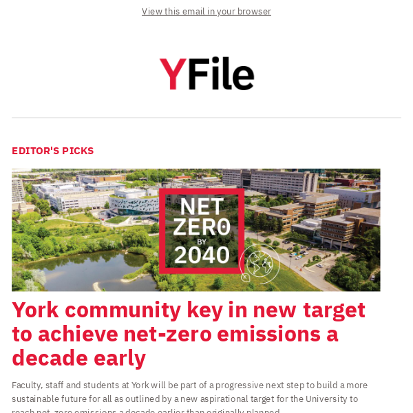 In this issue: York net-zero, C4 partnership and more