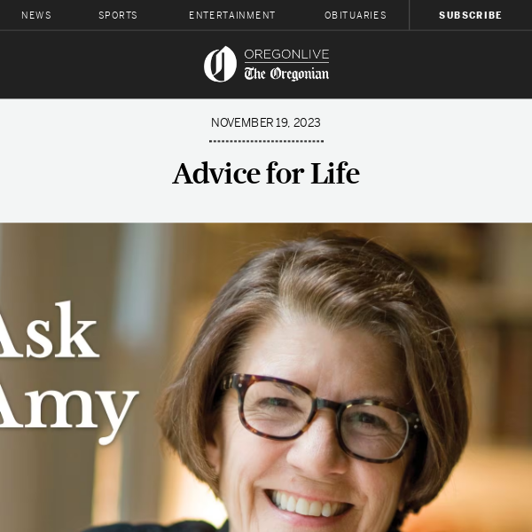 Ask Amy: Grandfather’s partner stung when no mention is made of her in grandson’s death notice