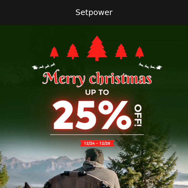 Merry Markdowns! Up To 25% Off!