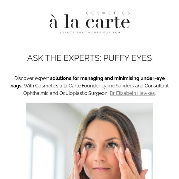 Ask The Experts: Puffy Eyes