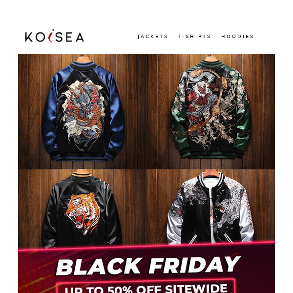 Japanese Style Embroidery | Black Friday Sale | UP TO 50% OFF Sitewide