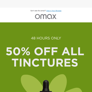 Get Lucky: 50% off Tinctures 🍀